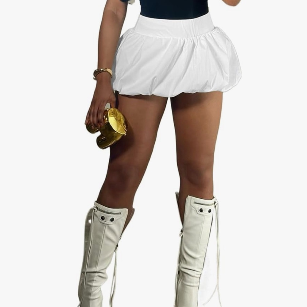 Bubble mini skirt